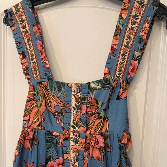 Farm Rio Blue Maxi Dress - Picture 4 of 7